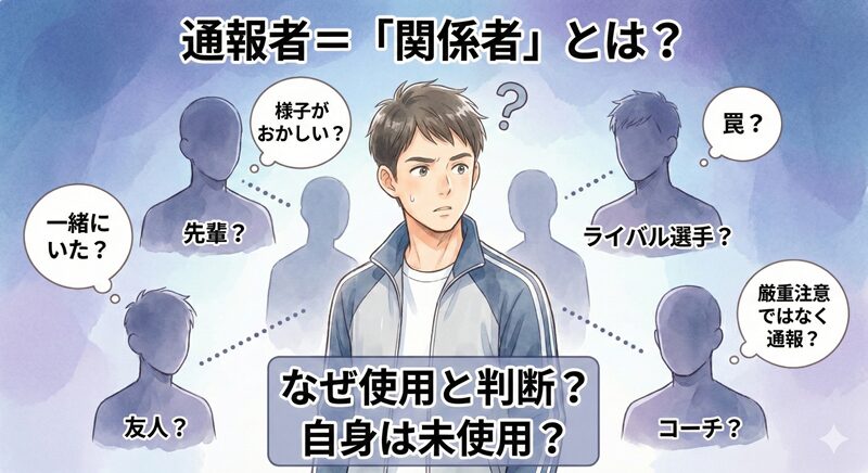 通報した「関係者」の正体と羽月選手との関係