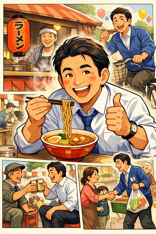 庶民的な活動でアピールする政治家イメージ