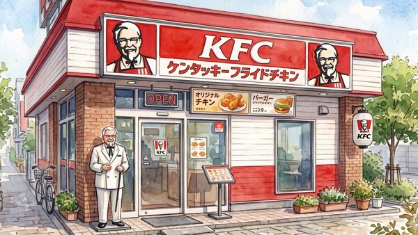 お客さんのいないKFC