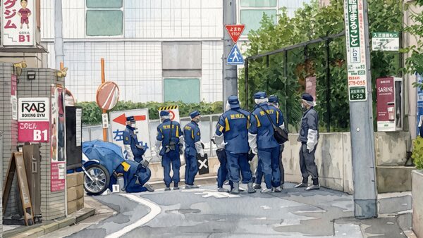 高田馬場ライバー刺殺の事件現場